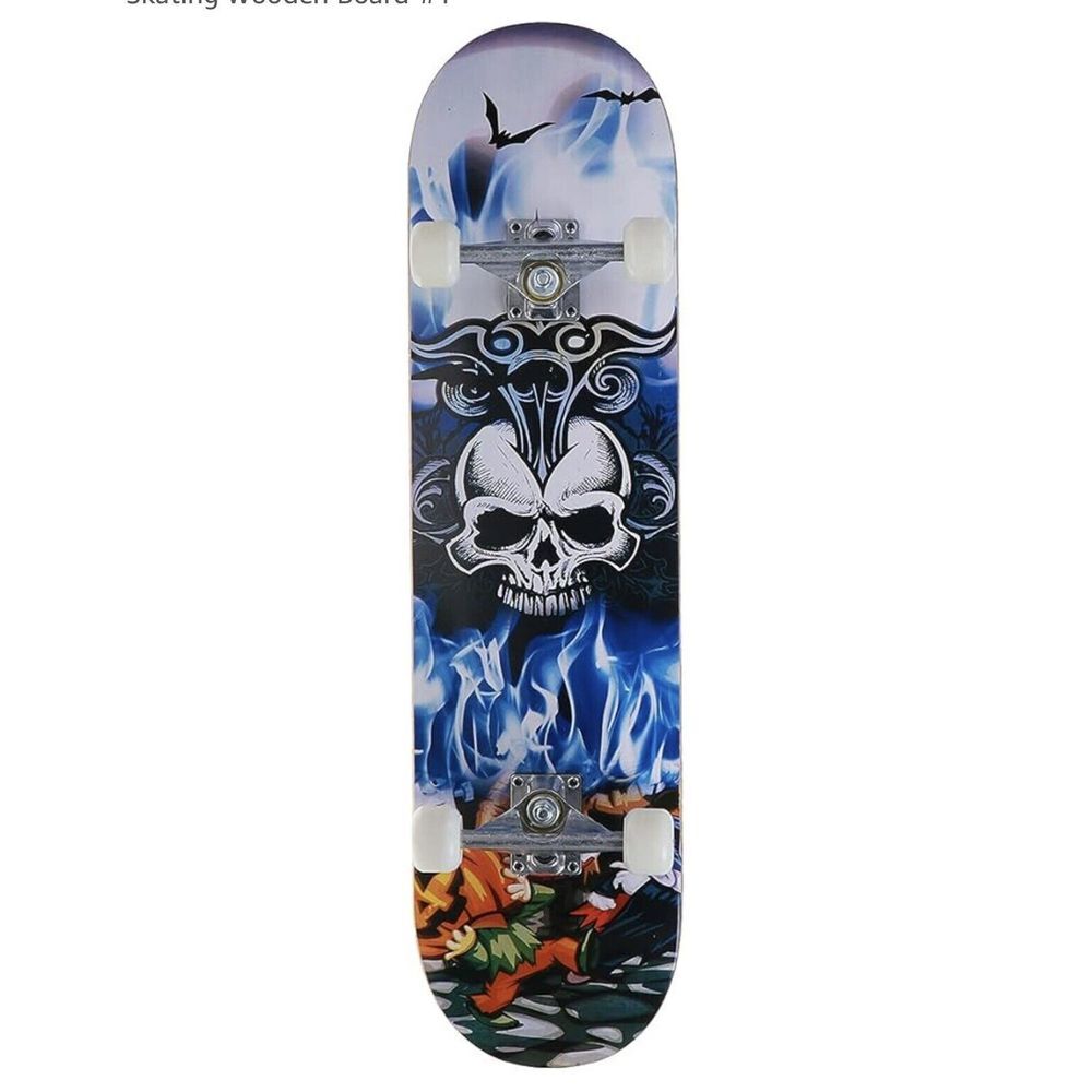 YONGYAO 31" Skateboard Retro Complete Deck Cruiser Skater Skating Wooden Board